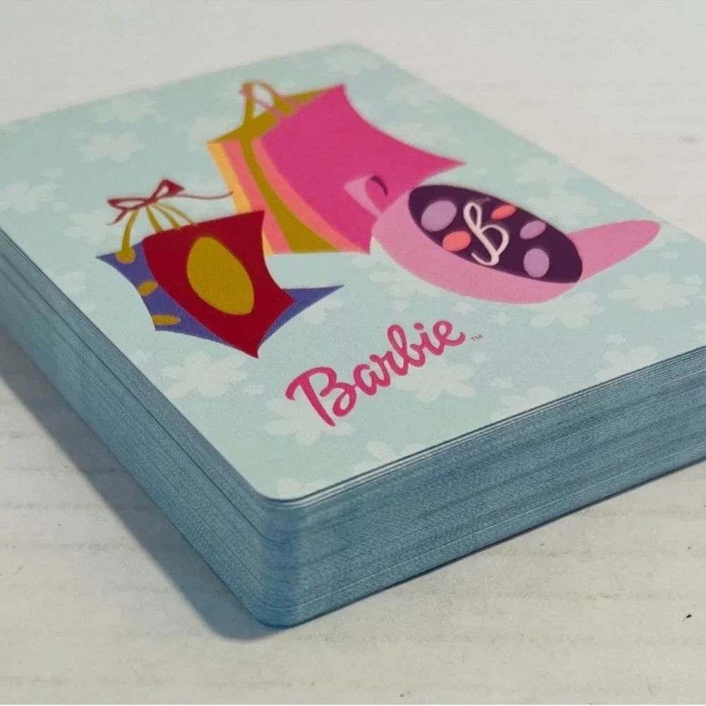 PRICE FIRM RARE Barbie Pink Playing Cards Collector Set - Picture 6 of 16
